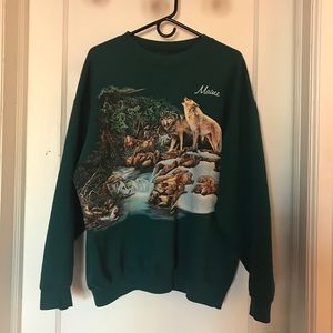 Vintage wolf sweatshirt